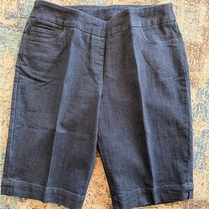 Slimsation By Multiples Bermuda Dressy Jean Shorts